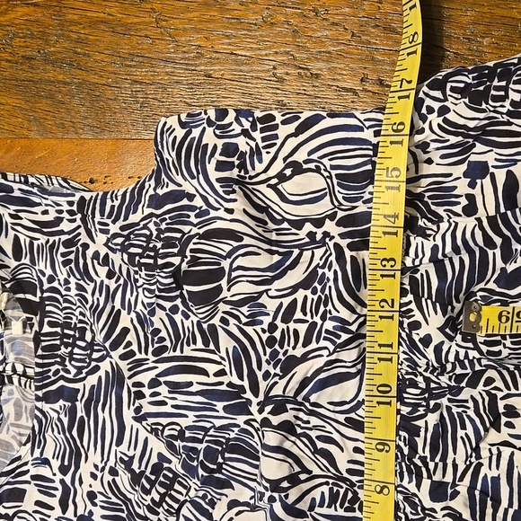 Tyler Boe size Small "Rachel" Blue White Print Maxi Sundress NWT - Picture 10 of 11